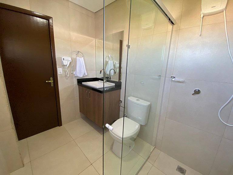 Estúdio Duplo Casal com Sacada