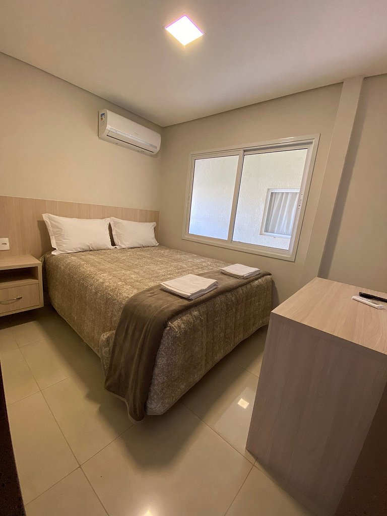 Estúdio Duplo Casal com Sacada